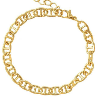 Choker elo Gucci em prata 925, acabamento polido e design elegante, leve e resistente