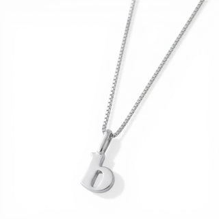 Colar Sign 1 Pingente Banhado a Prata 925