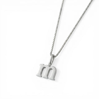 Colar Sign 1 Pingente Banhado a Prata 925