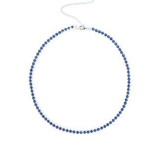 Choker Riviera Lilás Banhado a Prata 925
