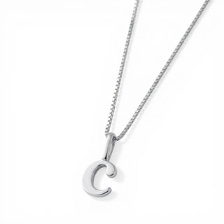 Colar Sign 1 Pingente Banhado a Prata 925