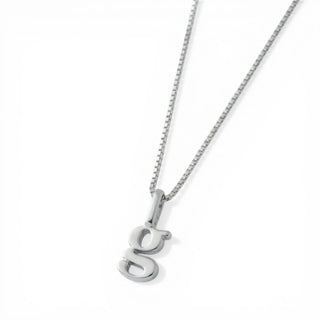 Colar Sign 1 Pingente Banhado a Prata 925
