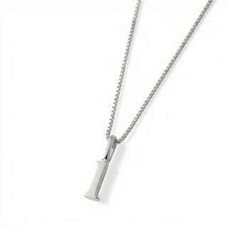 Colar Sign 1 Pingente Banhado a Prata 925