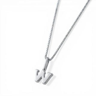Colar Sign 1 Pingente Banhado a Prata 925