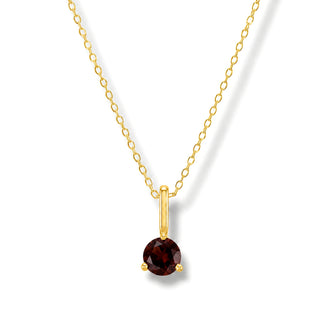 Colar Sign ponto de luz Quartzo Whisky banhado a ouro 18K da UNA em fundo branco, com tom quente sofisticado