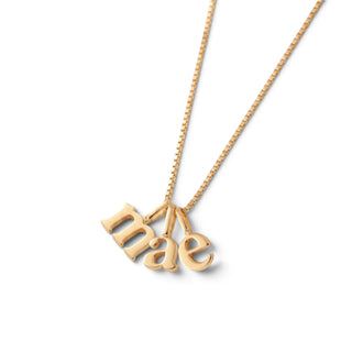 Colar Sign 3 Pingentes Banhado a Ouro 18k