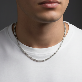 CORRENTE DE AÇO MASCULINO ELO BALI